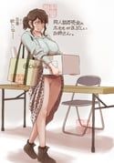 original, chiba_shuusaku, 1girl, accidental_exposure, bag