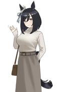 eishin_flash_(umamusume), umamusume, tikatetu7facty, 1girl, alternate_costume
