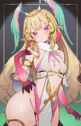 ume_aino, indie_virtual_youtuber, kaptivate, 1girl, antennae