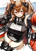 angelina_(arknights), gilberta_(arknights), arknights, arknights:_endfield, putcho