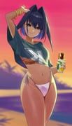 cover_bikini_girl_(gta_vi), ouro_kronii, grand_theft_auto, grand_theft_auto_vi, hololive
