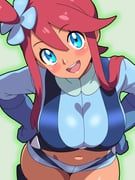 skyla_(pokemon), pokemon, pokemon_black_and_white, inaba_(tensai21), 1girl