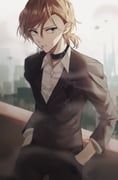 nakahara_chuuya_(bungou_stray_dogs), bungou_stray_dogs, kato_(loskato), 1boy, black_choker