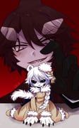 idate_(funamusea), rocma_(funamusea), funamusea, ice_scream, kaogao