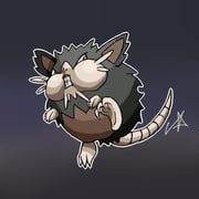 alolan_raticate, pokemon, unbrokensky, black_fur, brown_fur