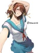 suzumiya_haruhi, suzumiya_haruhi_no_yuuutsu, 35haruhi35, 1girl, :q