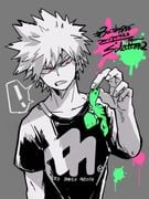 bakugou_katsuki, boku_no_hero_academia, splatoon_(series), ikapnmn2, !
