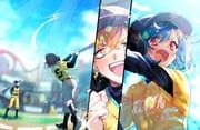 higuchi_kaede, nishizono_chigusa, usami_rito, nijisanji, nijisanji_koshien
