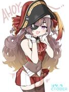 anya_melfissa, houshou_marine, houshou_marine_(1st_costume), hololive, hololive_indonesia