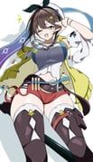 reisalin_stout, atelier_(series), atelier_ryza, atelier_ryza_1, gunjou_desu!