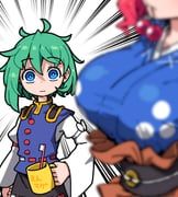 onozuka_komachi, shiki_eiki, touhou, solidus_(sword_cube), 2girls