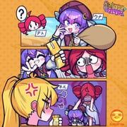 akita_neru, kasane_teto, otomachi_una, shounin_shite_kudasai_genie-san!_(synthesizer_v), synthesizer_v