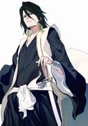 kuchiki_byakuya, bleach, ibaraki_shun, 1boy, black_hair