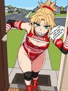 mordred_(fate), fate_(series), monmaamn, 1girl, bare_hips
