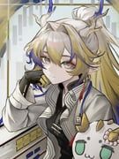 shu_(arknights), shu_(everflowing_waters)_(arknights), arknights, huahuahualuan, 1girl