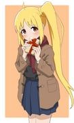 ijichi_nijika, bocchi_the_rock!, spell_phd, 1girl, ahoge