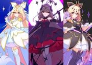 cure_arcana, cure_arcana_shadow, eclipse_shadow, mashu-tan, moria_luluka