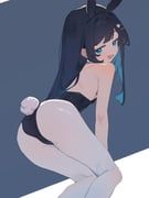 futaba_minato, cevio, suprenkonverto, 1girl, animal_ears
