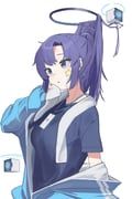 yuuka_(blue_archive), yuuka_(track)_(blue_archive), blue_archive, pocche-ex, 1girl