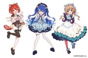 amamiya_kokoro, amamiya_kokoro_(1st_costume), eli_conifer, eli_conifer_(1st_costume), ratna_petit