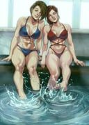 claire_redfield, jill_valentine, resident_evil, az_ciam, 2girls