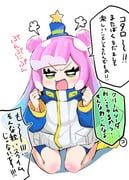 puniru_(puniru_wa_kawaii_slime), puniru_wa_kawaii_slime, c.parfait, 1girl, blue_hat