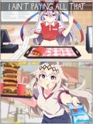 oguri_cap_(umamusume), tamamo_cross_(umamusume), umamusume, izami_md, 2girls