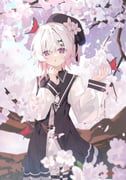 sakuraba_ema, mahou_shoujo_no_majo_saiban, zizhucan, 1girl, belt