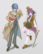 oma_kokichi, saihara_shuichi, danganronpa_(series), danganronpa_v3:_killing_harmony, gimooo
