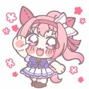 haru_urara_(umamusume), umamusume, hatsune_(pumpkin_pie), 1girl, :3