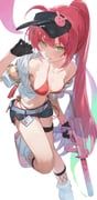 hanako_nana, stellive, starshell, 1girl, belt