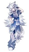lappland_(arknights), arknights, touming_ren_zhong, 1girl, alternate_costume