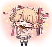 kamikita_komari, little_busters!, koruri_hszn, 1girl, :3