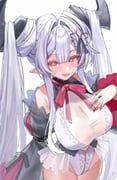 lilyanne_(yuniiho), original, yuniiho, 1girl, black_horns