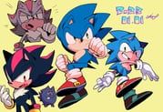 shadow_the_hedgehog, sonic_the_hedgehog, sonic_(series), aimf, 2boys