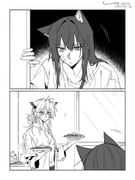 lappland_(arknights), texas_(arknights), arknights, hno328758, 2girls
