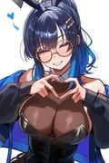 original, 0nineo9, 1girl, ^_^, animal_ears