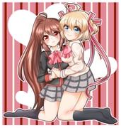 kamikita_komari, natsume_rin, little_busters!, koruri_hszn, 2girls