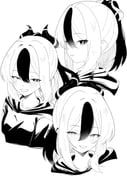 kayoko_(blue_archive), blue_archive, hiroponponm, 1girl, cropped_shoulders