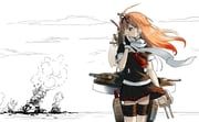 yuudachi_(kancolle), yuudachi_kai_ni_(kancolle), kantai_collection, rori_chuushin, 1girl