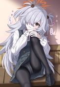 kanoe_(blue_archive), blue_archive, tamainoniwa, 1girl, black_pantyhose
