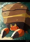 crustle, pokemon, yuu_(yuu777hh), black_eyes, closed_mouth