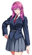 shindou_hatsune, soukou_senki_prism_reica, gentle_sasaki, 1girl, blazer