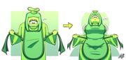 green_(deltarune), deltarune, utdr_(toby_fox), meryo_2, 1girl