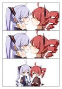 hatsune_miku, kasane_teto, daidaidaidaidaikirai_(vocaloid), utau, vocaloid