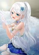 nagino_mashiro, indie_virtual_youtuber, shagaihi, 1girl, bare_shoulders