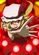 flandre_scarlet, touhou, hiseki_(tknkkm), blonde_hair, blush