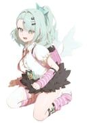 sunna_(zenless_zone_zero), zenless_zone_zero, chu_siyue, 1girl, arm_warmers