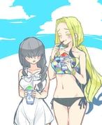 kakure_meme, utsukushisugi_mimimi, kimi_no_koto_ga_dai_dai_dai_dai_daisuki_na_100-nin_no_kanojo, sinny-garden, 2girls