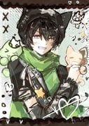 mamiya_yumehisa, sekai_metsubou_kyouyuu_gensou_mamiya, byebye_shidiao_yu, 1boy, :3